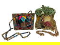 Mary Frances Flower Pot & Flamingo Gator Handbags