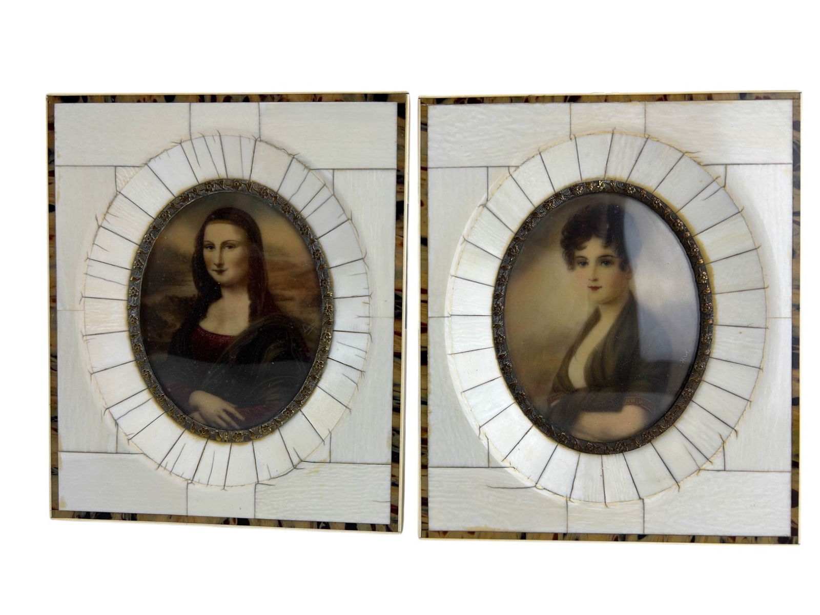 Antique Victorian Miniature Portrait Paintings PR (1 of 4)