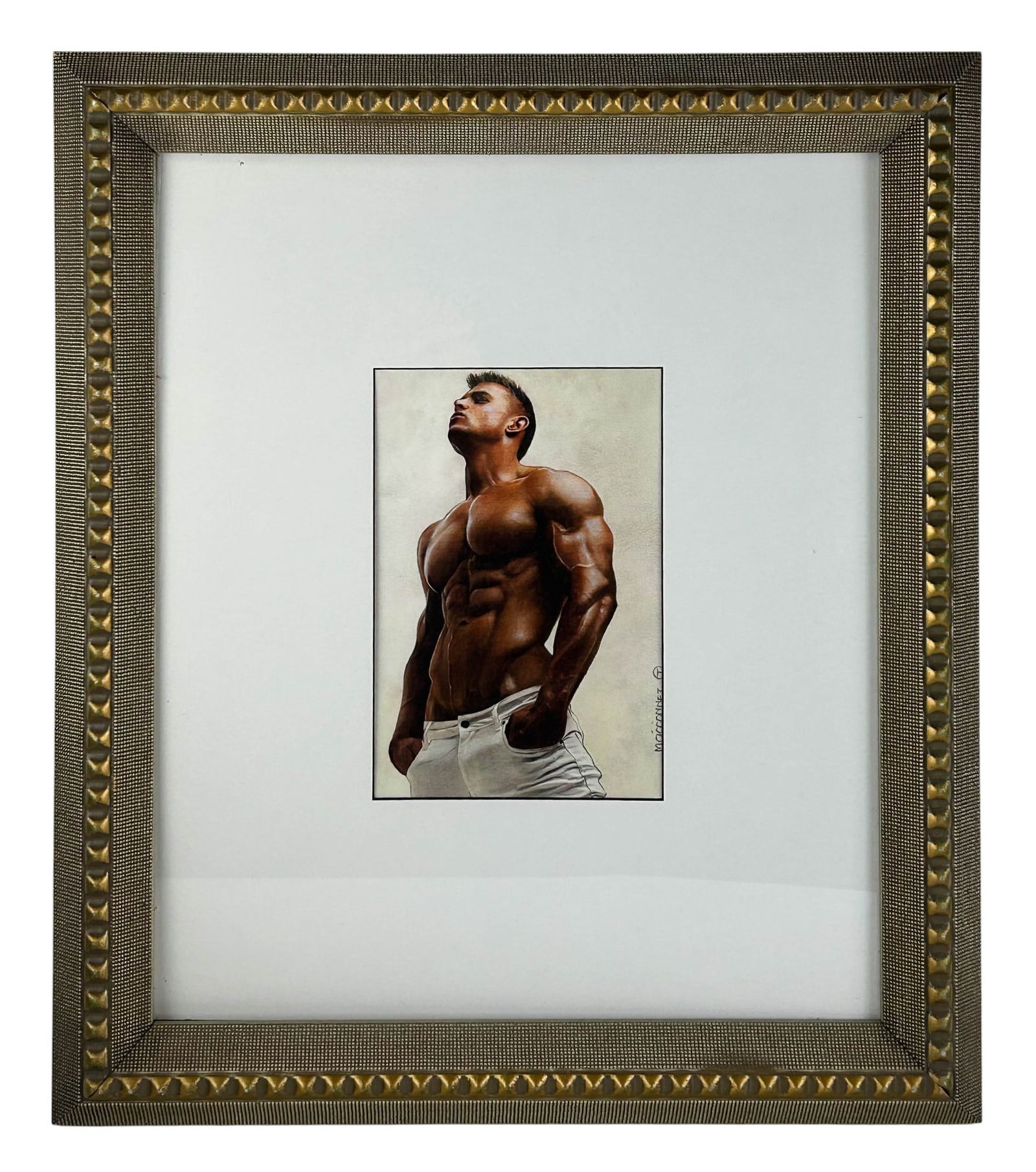 Mcicconnet b1969 Gay Interest Watercolor Painting (1 of 5)