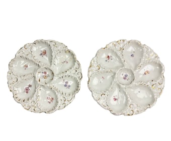 Excelsior German Porcelain Oyster Seafood Plate PR