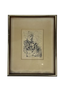 Salvador Dali 1904-1989 El Cid Equestrian Etching