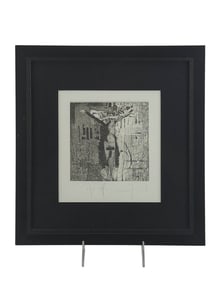 Surrealist Figural Etching Engraving SIGNED 4p LOT