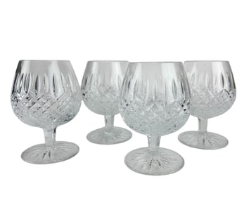 Waterford Irish Crystal Lismore Brandy Goblet 4pc