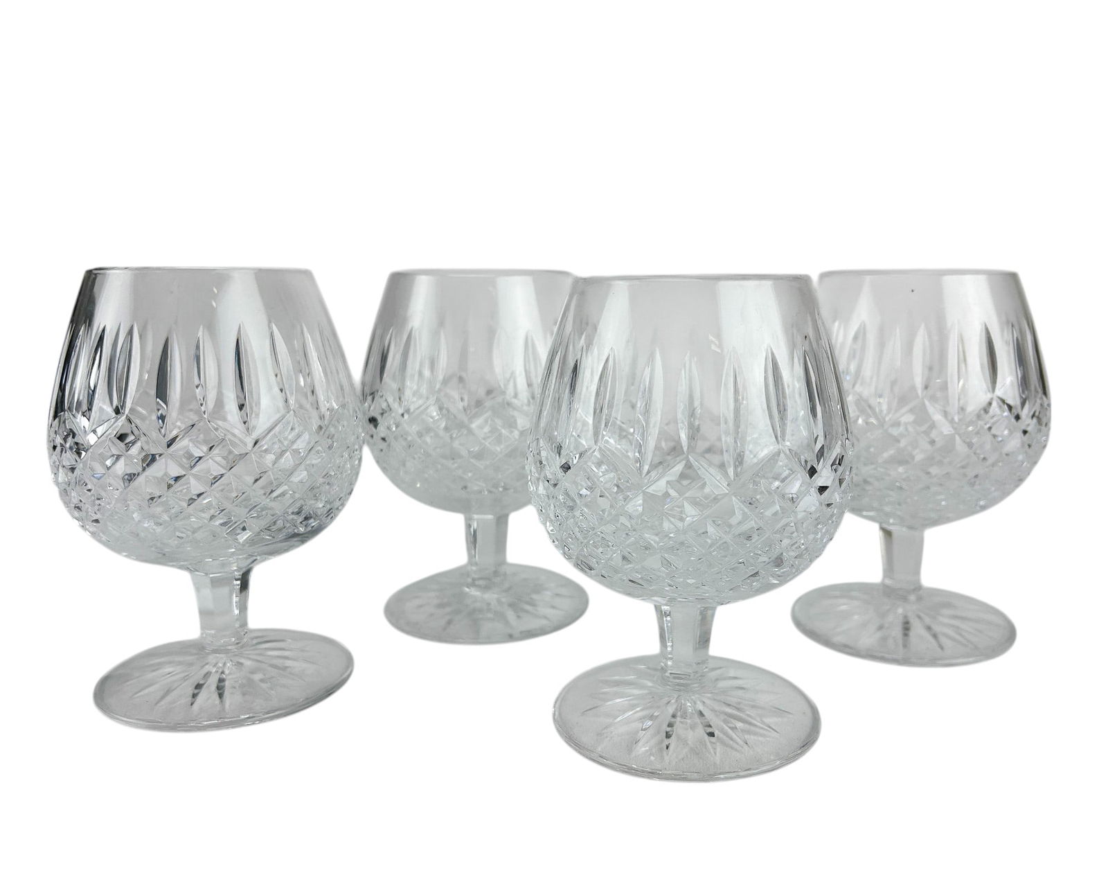 Waterford Irish Crystal Lismore Brandy Goblet 4pc (1 of 3)