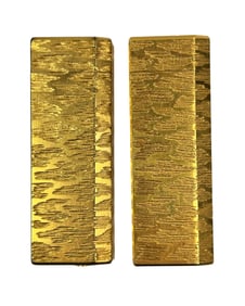 Cartier Paris Gold Plate Lighters Estate Lot of 2