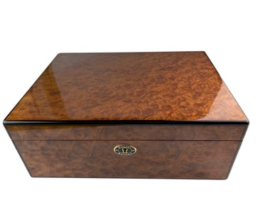 Daniel Marshall Precious Burl Cigar Humidor Box