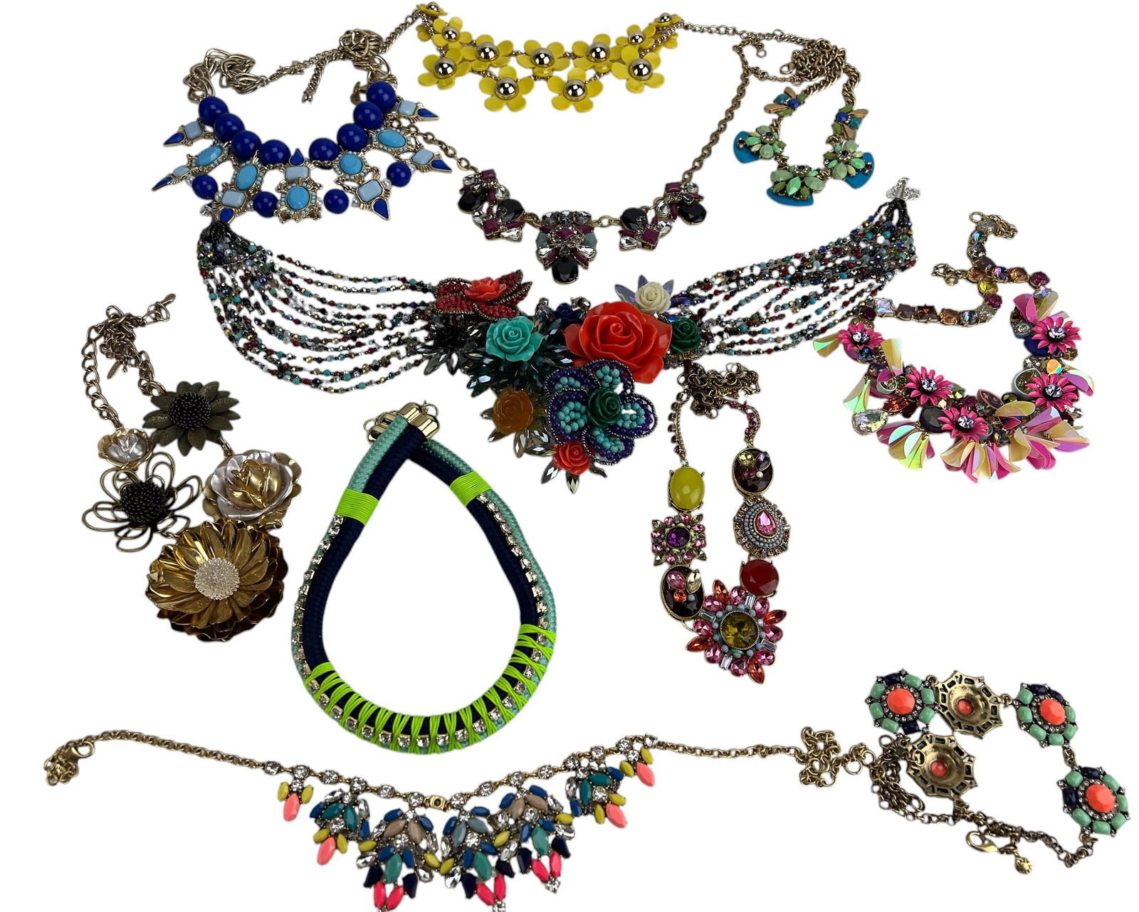 J Crew Tasha Nakamol Betsy Johnson Necklaces 12pc (1 of 7)