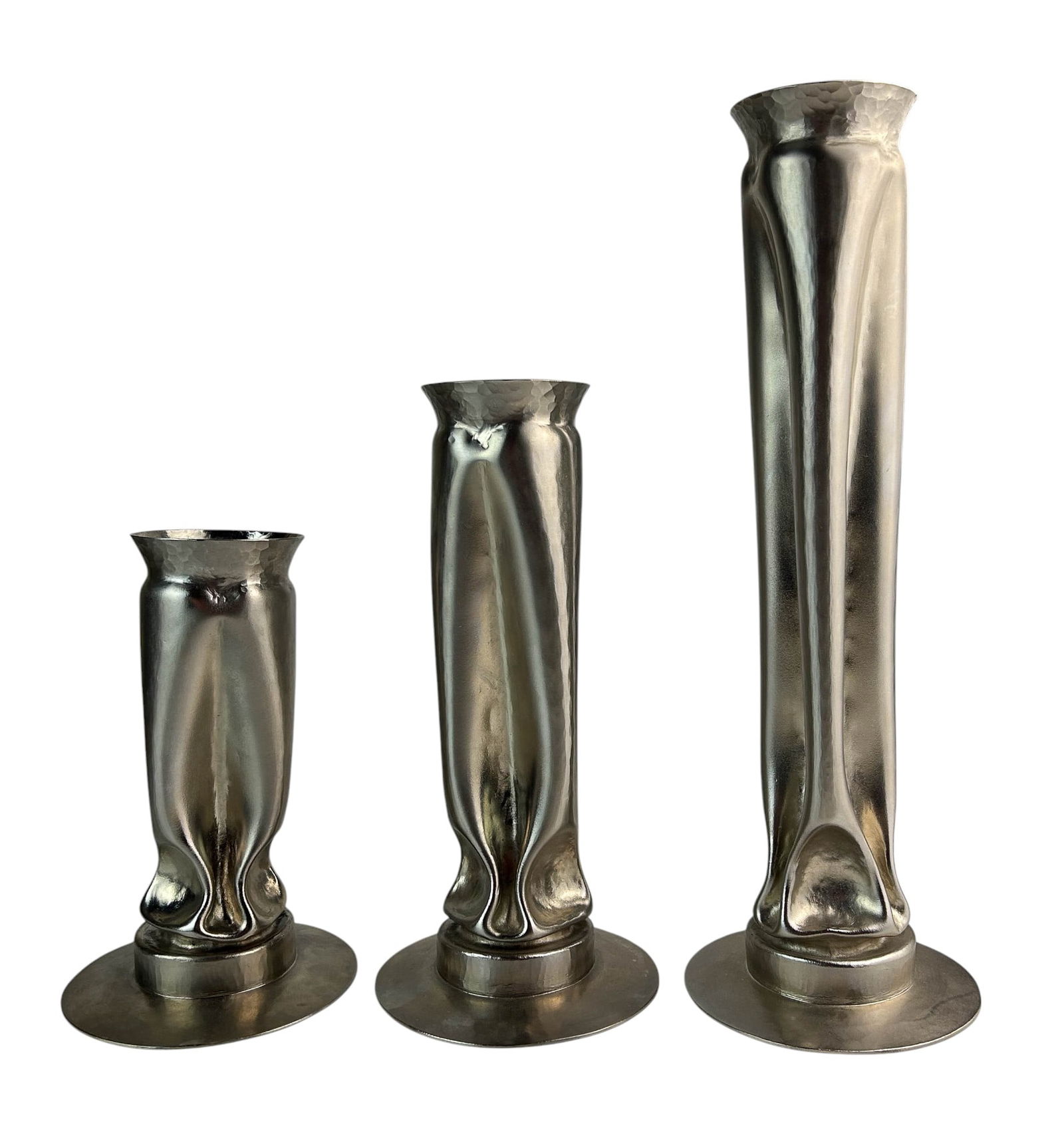 Thomas Roy Markusen b1940 Brutalist Candleholders (1 of 8)