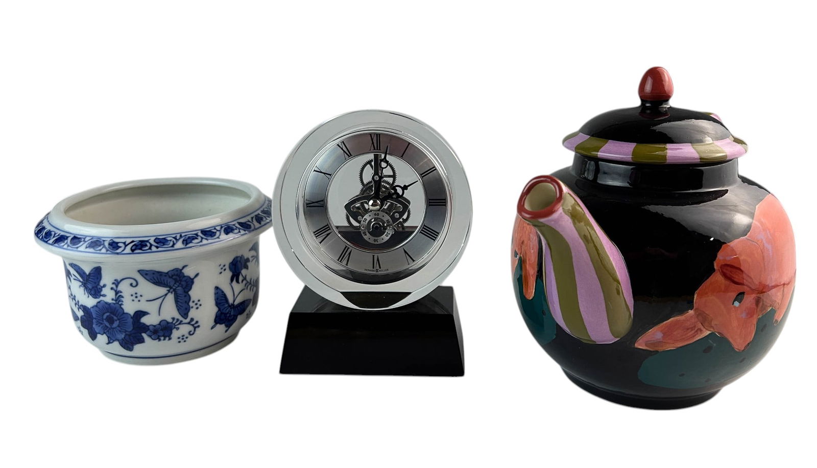 Howard Miller Clock Droll Teapot Chinese Vase LOT (1 of 8)