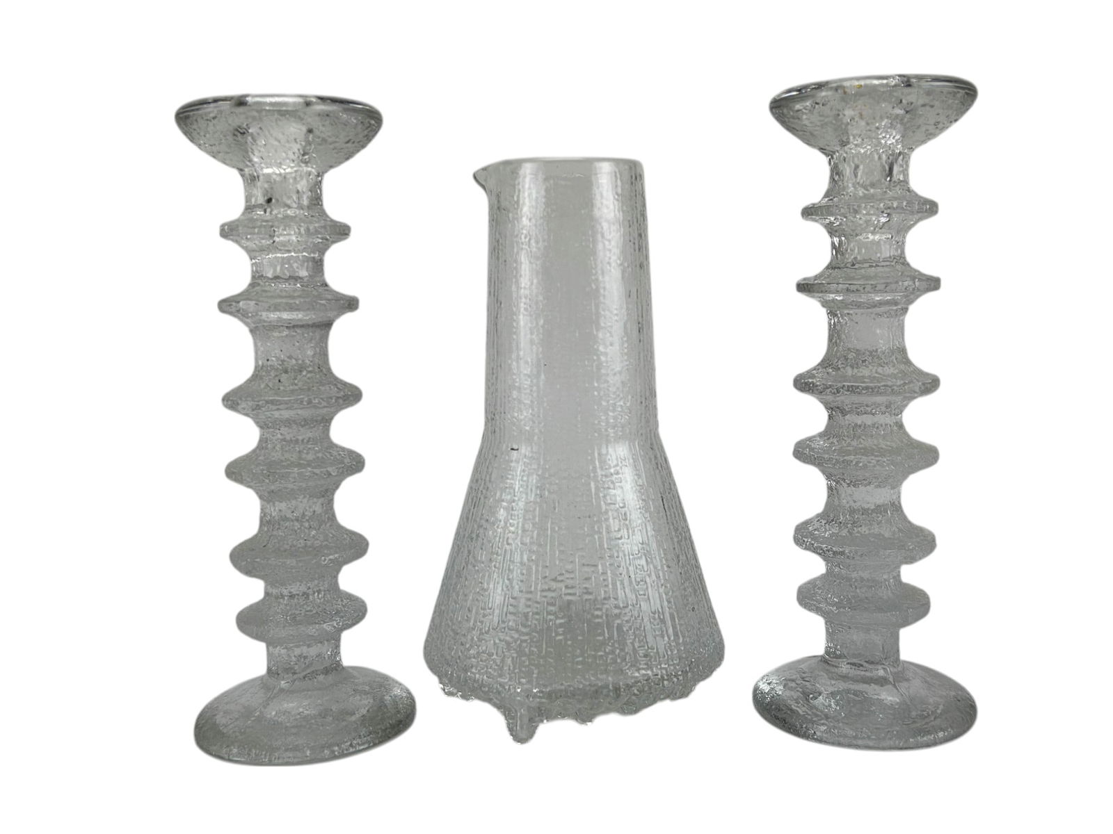 Iittala Finland Mid Century Glass Jug Candleholder (1 of 4)