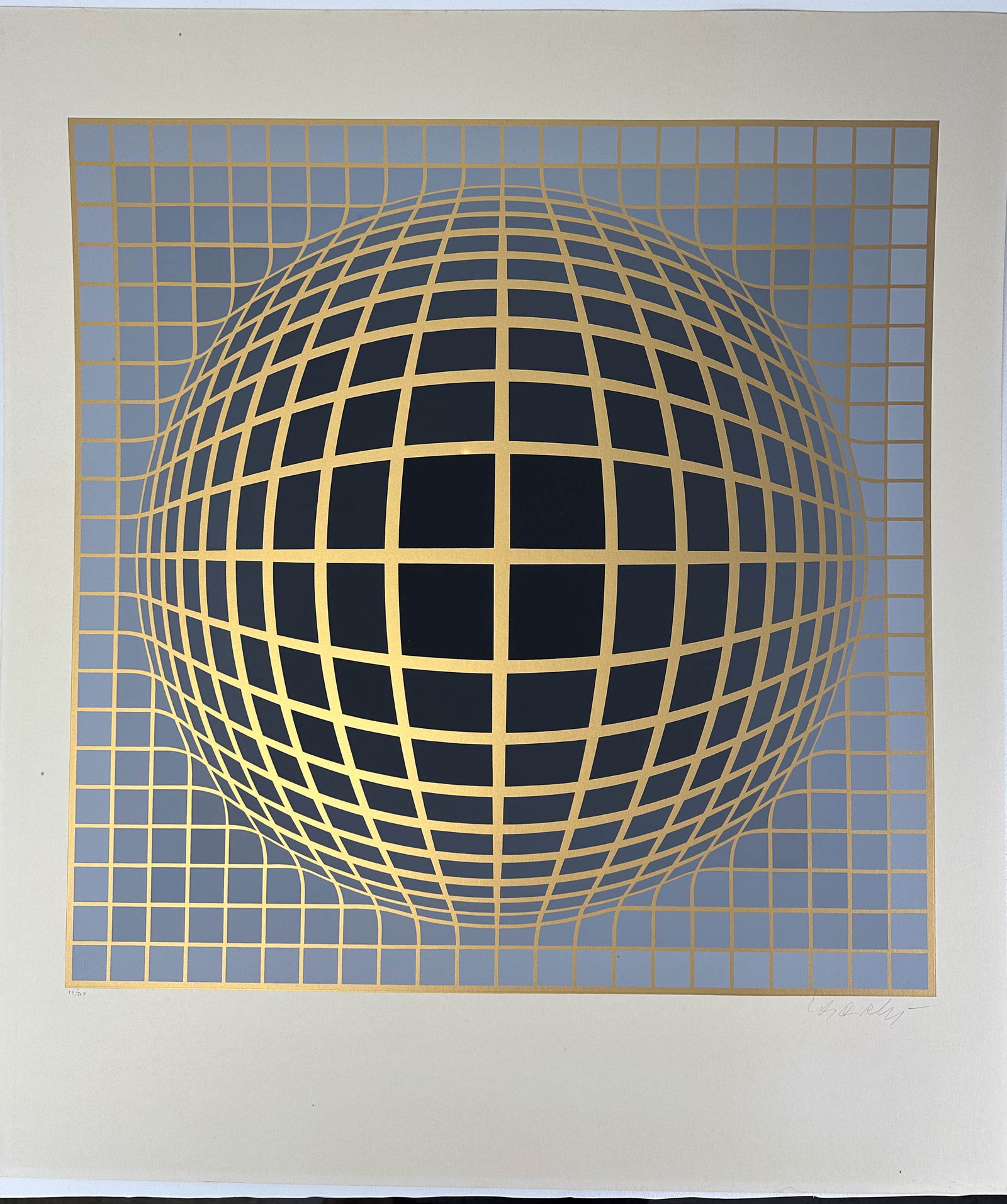 Victor Vasarely 1906–1997 Op Art Lithograph SIGNED (1 of 5)