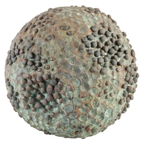 Jochen Hiltmann b1935 Brutalist Sphere Sculpture