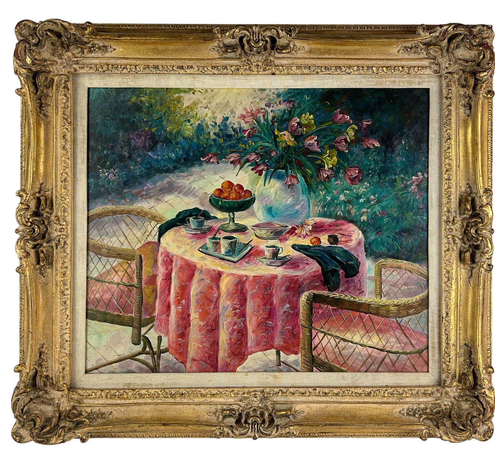 Impressionist Outdoor Still Life Oil Painting (1 of 5)