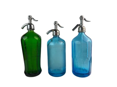 Junebev, Chas Maedel & Artesian Seltzer Bottle 3pc