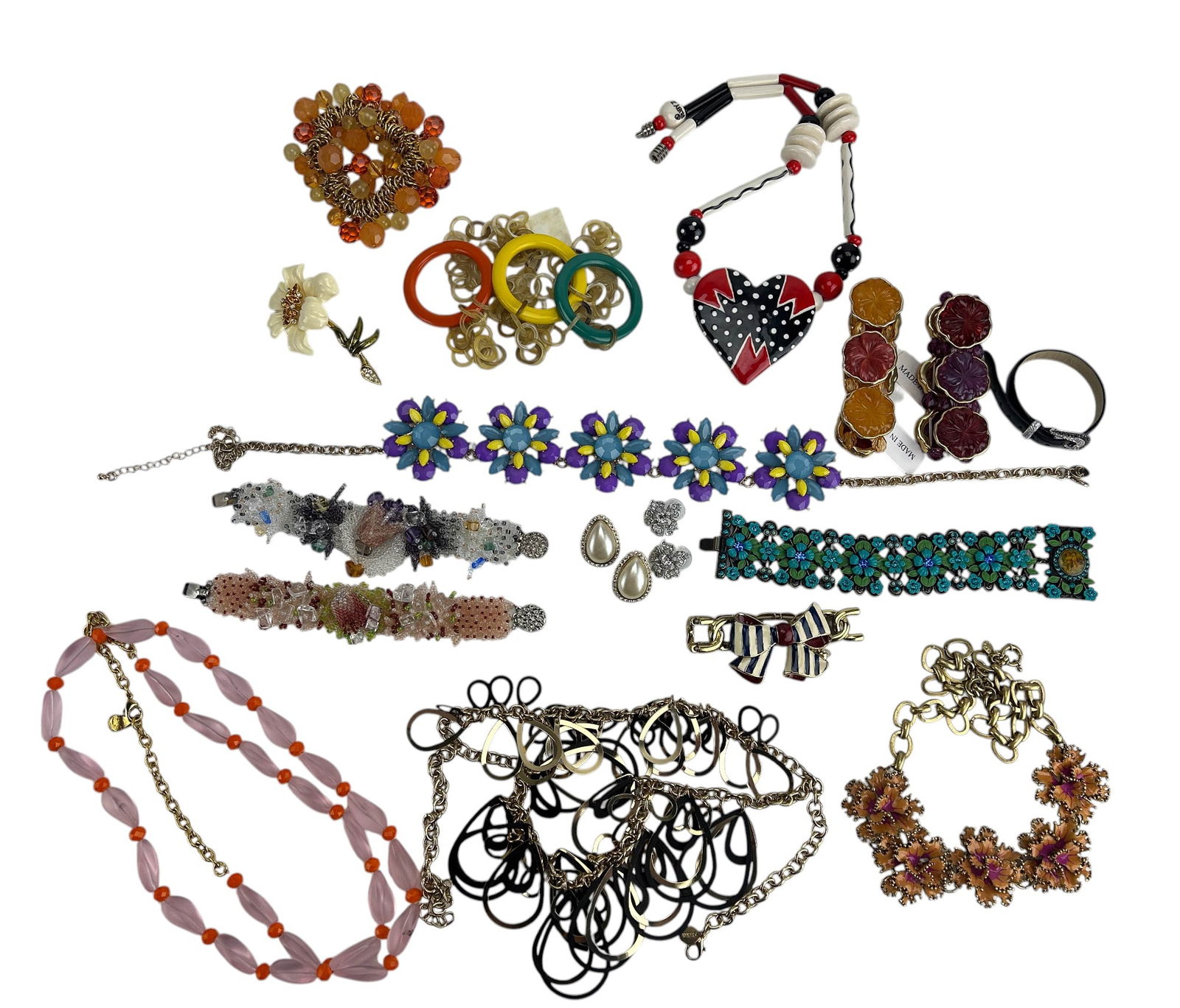Nolan Miller Betsy Johnson Costume Jewelry 17p LOT (1 of 6)