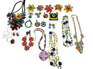 Kenneth Lane Graziano J Crew Costume Jewelry 20pc