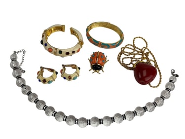 Kenneth Lane Bracelet Brooch Earrings Necklace LOT