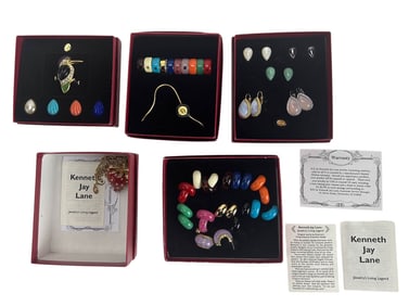 Kenneth Lane Interchangeable Necklace Earring Pin