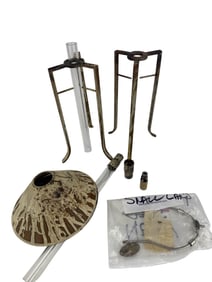 John Saladino Industrial Designer Tube Lamp Parts