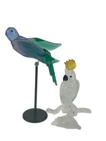 Swarovski Austrian Crystal Parrot Bird Figurines