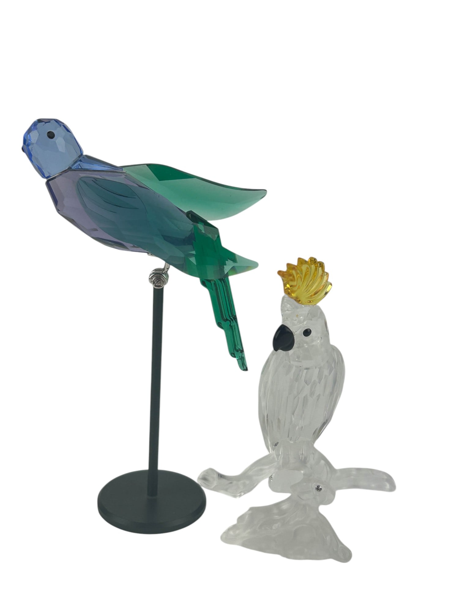 Swarovski Austrian Crystal Parrot Bird Figurines (1 of 5)
