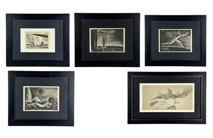 Rockwell Kent 1882-1971 Black White Illustrations