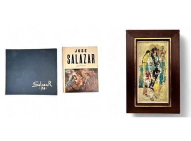 Jose Salazar 1926-2006 Oil Painting Art Books LOT