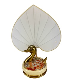 Antonio Pavia Italy Duck Table Lamp w/ Shell Body