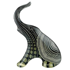 Abraham Palatnik Op Art Lucite Elephant Sculpture