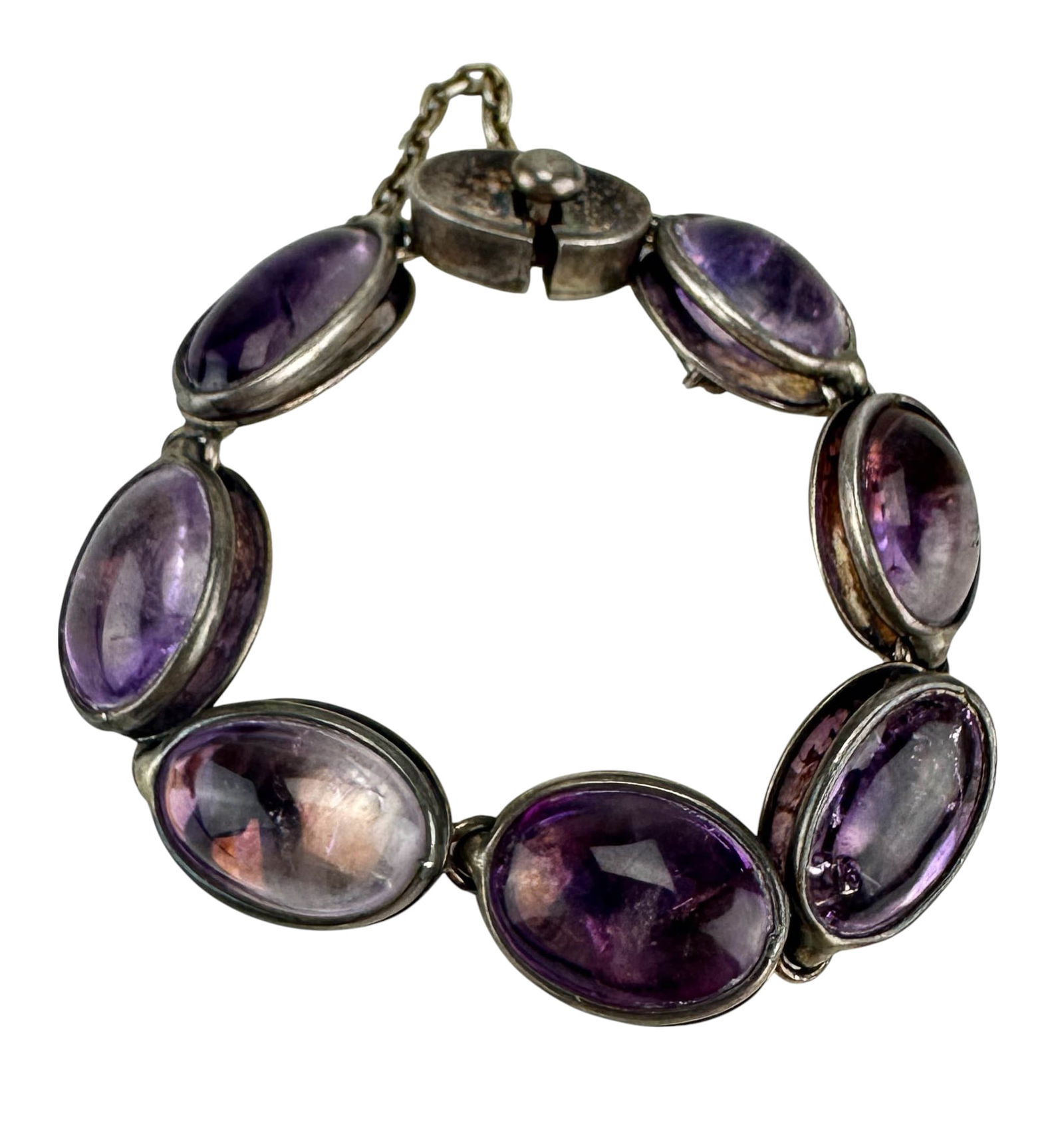 Antonio Pineda Sterling Silver Amethyst Bracelet (1 of 4)