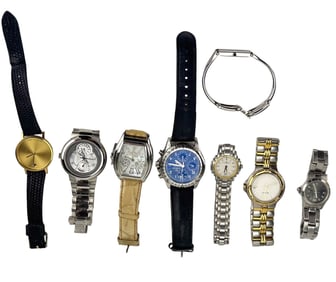 Gucci Movado Bulova Eterna Baume Mercier Watch LOT