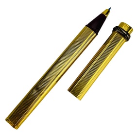 Must De Cartier Vendome Gold Plated Ballpoint Pen