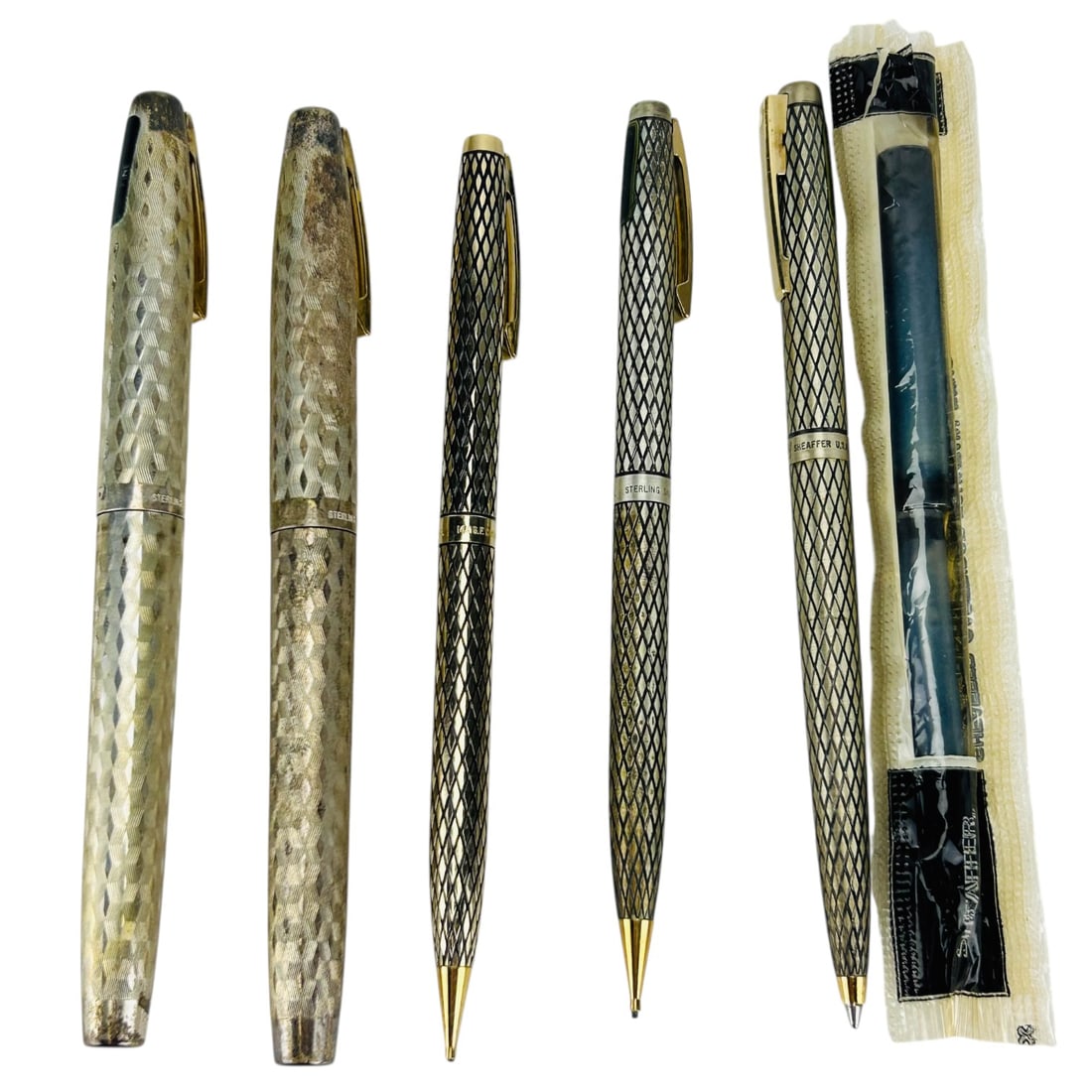 Sheaffer Sterling 14K Nib Fountain & Ballpoint Pen (1 of 4)