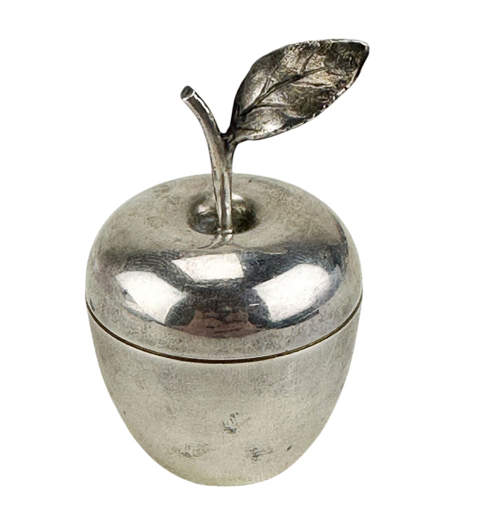 Tiffany & Co Makers Sterling 925 Apple Trinket Box (1 of 4)