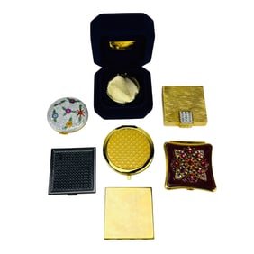 Estee Lauder Powder Mirror Vanity Compacts 7pc LOT