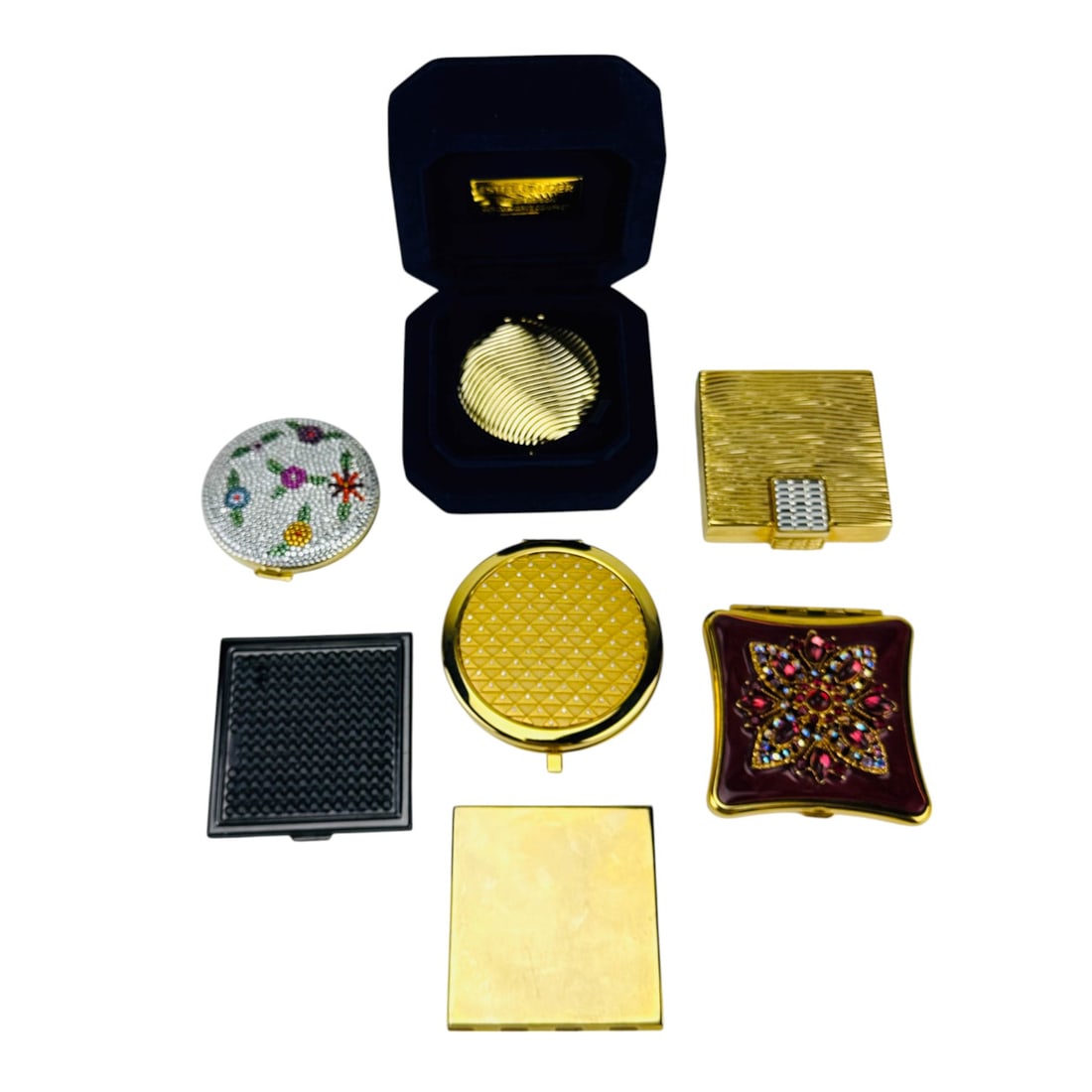 Estee Lauder Powder Mirror Vanity Compacts 7pc LOT (1 of 11)