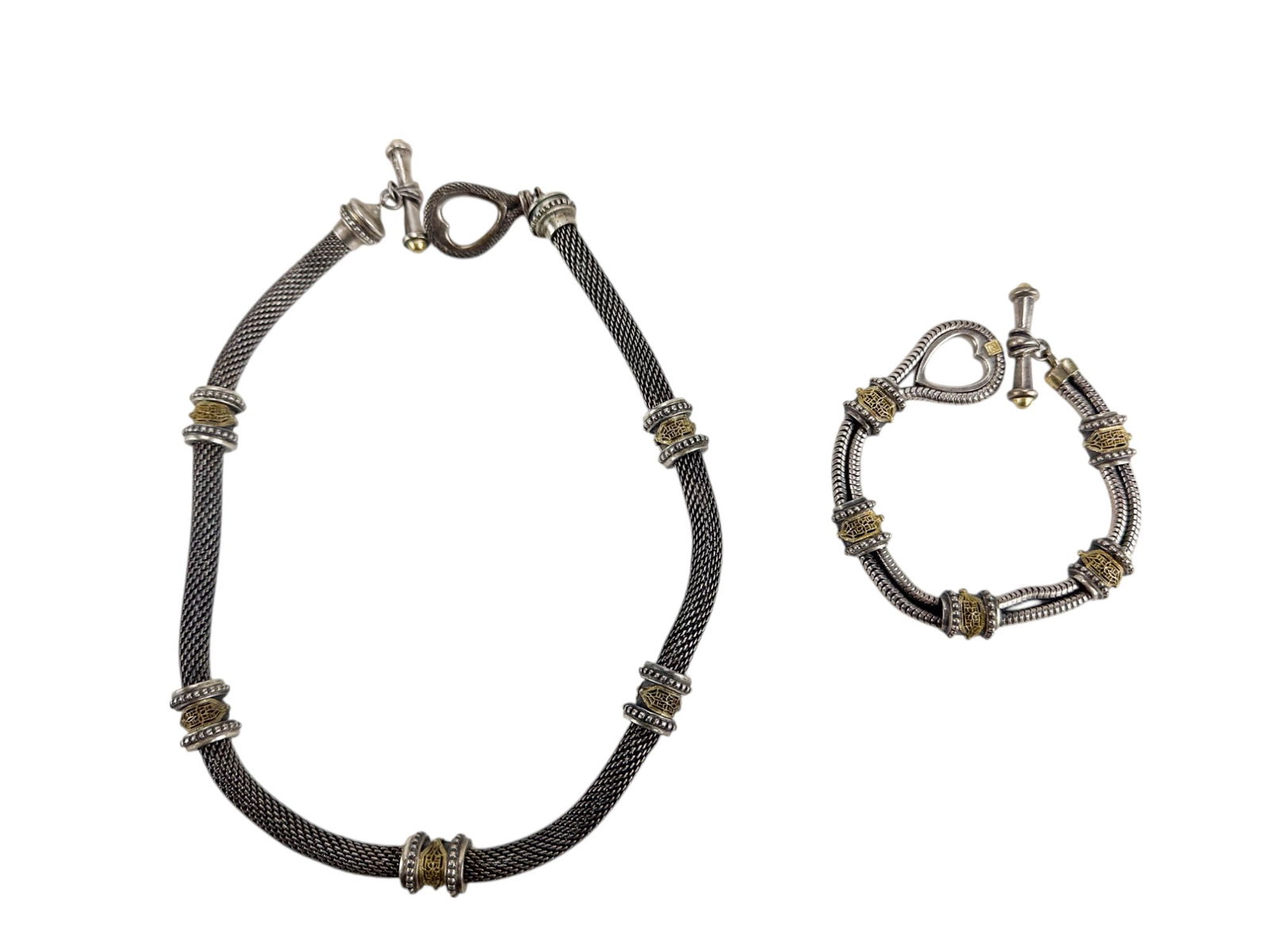 Konstantino Sterling 925 18K Choker & Bracelet LOT (1 of 7)