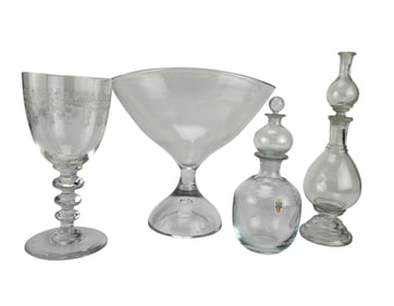 4 Holmegaard Kosta Boda Duncan Miller Glass Object