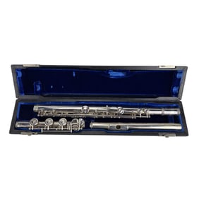 Emerson EF88BOF Sterling Silver 925 Flute w/ Case