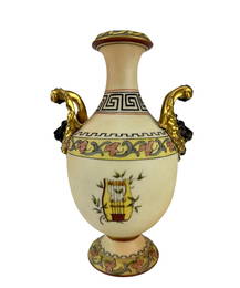 Royal Rudolstadt Neoclassical Porcelain Shelf Vase