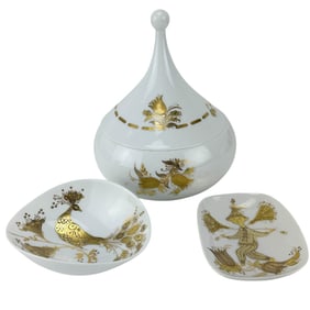Rosenthal Bjorn Wiinblad Primavera Bowl Dish 3pc