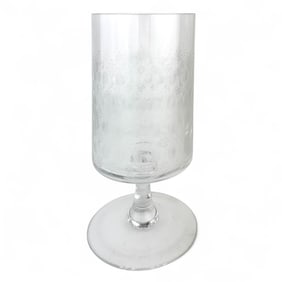 Rosenthal Crystal Romance Mid Century Etched Vase