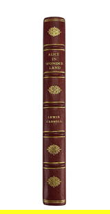 Lewis Carroll Alices Adventures in Wonderland 1872: Lewis Carroll, Alice's Adventures in Wonderland, London: Macmillan & Co., 1872. Thirty-second thousand edition book in red leather with gilt ruling and gilt decorated spine, measuring approximately 7
