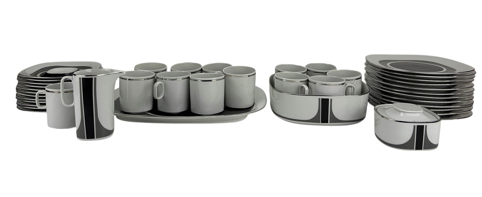 Block Porcelain Interaction Mid Century Dinnerware (1 of 7)