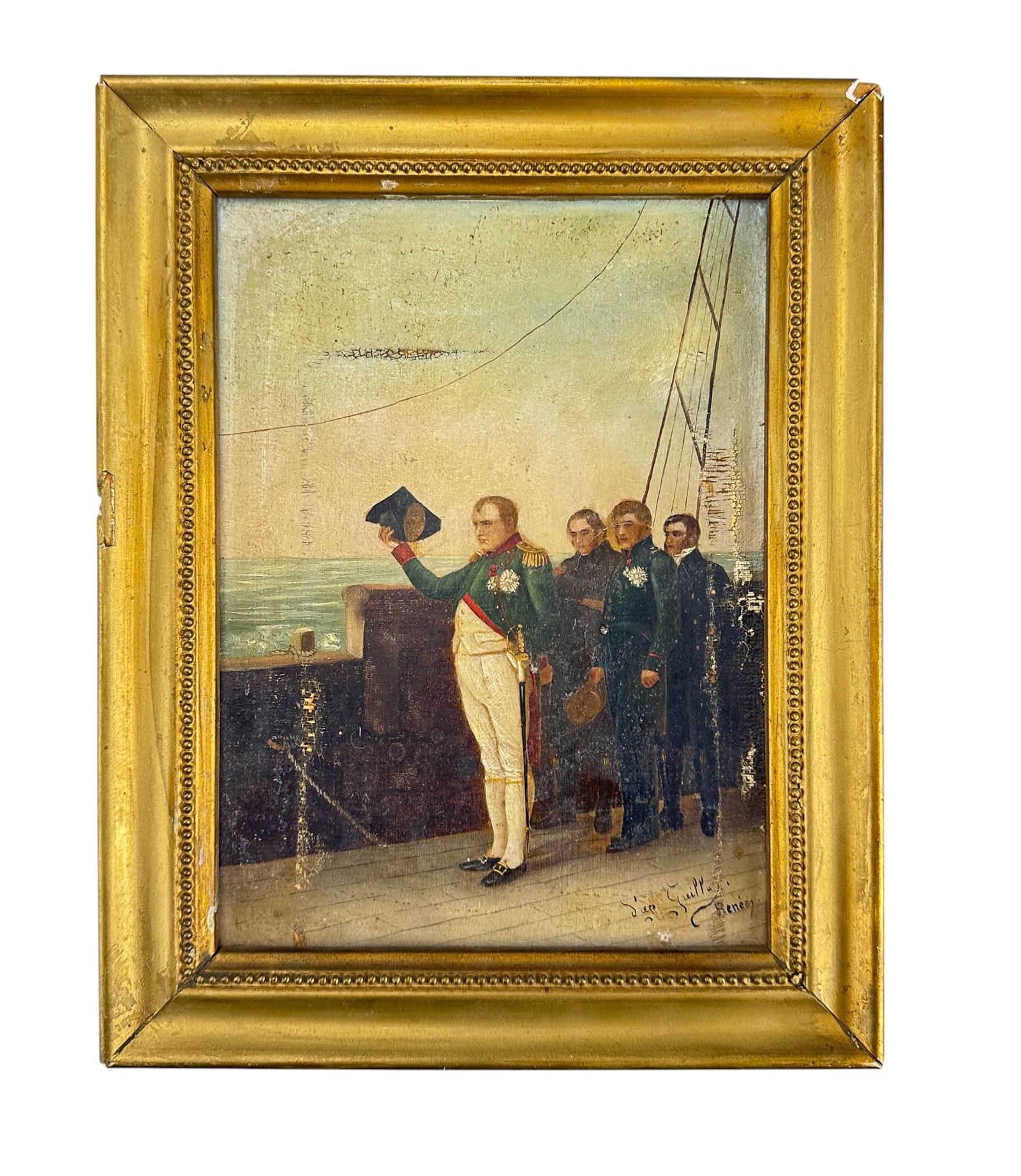 Eugene Antoine Guillon 1834-1869 Napoleon Painting (1 of 4)