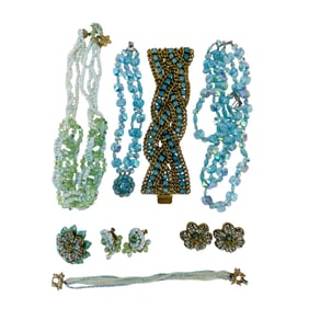 Vendome Elizabeth Cole Sandor Earring Bracelet LOT