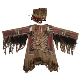 Janet Nelson 20C. Ceremonial Native Wall Sculpture
