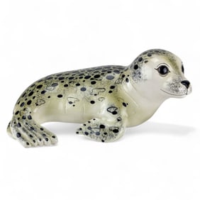 The Townsends 19" Hand Painted Ceramic Seal SIGNED