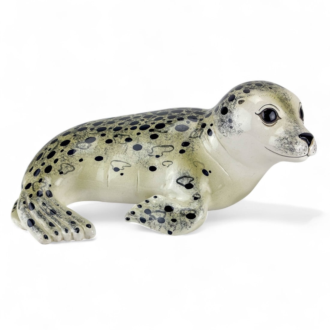 The Townsends 19" Hand Painted Ceramic Seal SIGNED (1 of 6)