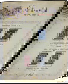 The Vatican City Postal Issue Postage Stamp Albums